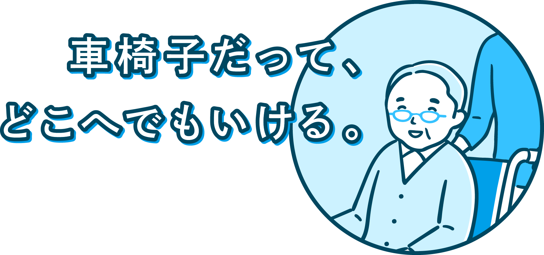 車椅子だって、どこへでもいける